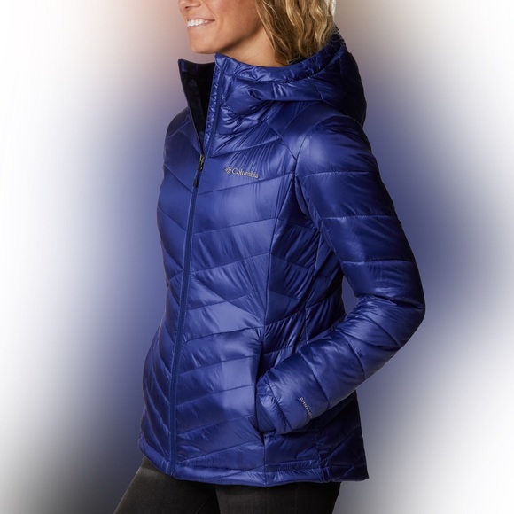 Columbia Women’s Joy Peak™ Hooded Jacket⎢DarkBlue⎢Small - Picture 7 of 8